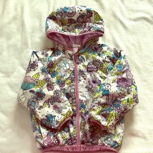 Toddler Girls Reversible Patagonia Puffball Jacket